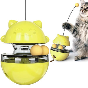 Fun Tumbler Pets Slow Food Entertainment Toys  Attract The Attention Of The Cat  Adjustable Snack Mouth Toys For Pet